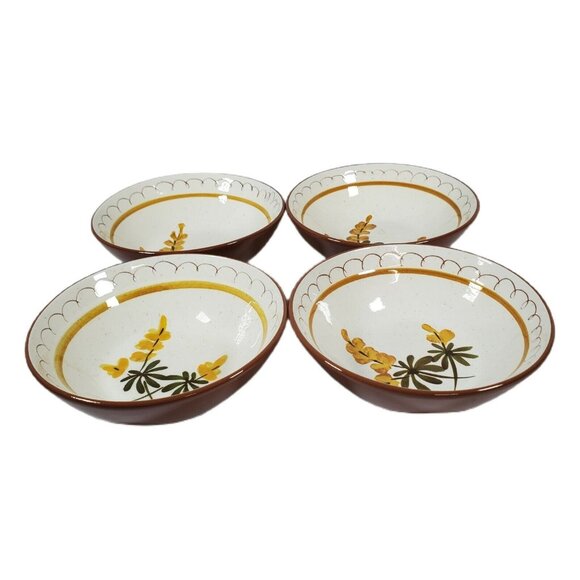 VINTAGE Stangl Golden Blossom Fruit Small Appetizer Bowl 5.5" Diameter USA Lot 4 - Picture 1 of 5